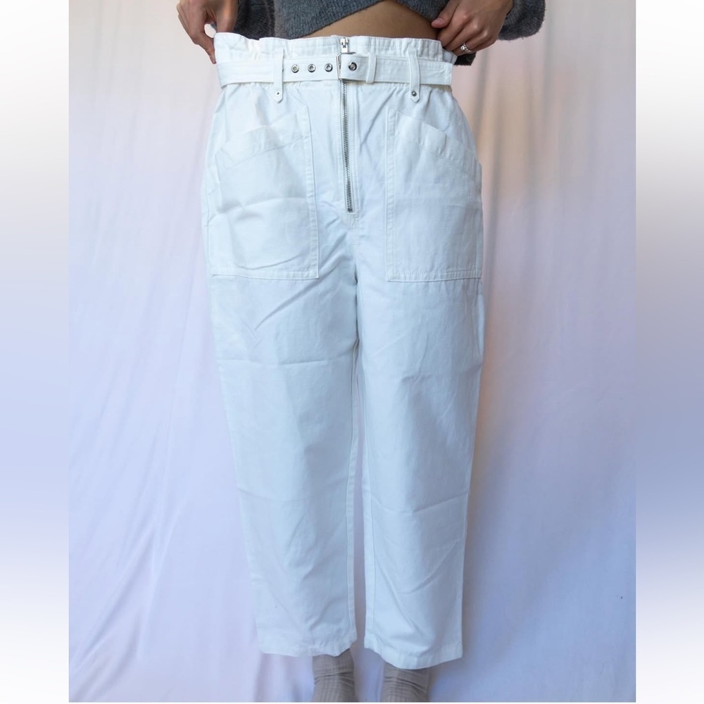 Banana Republic White Cargo Pants - Picture 6 of 6